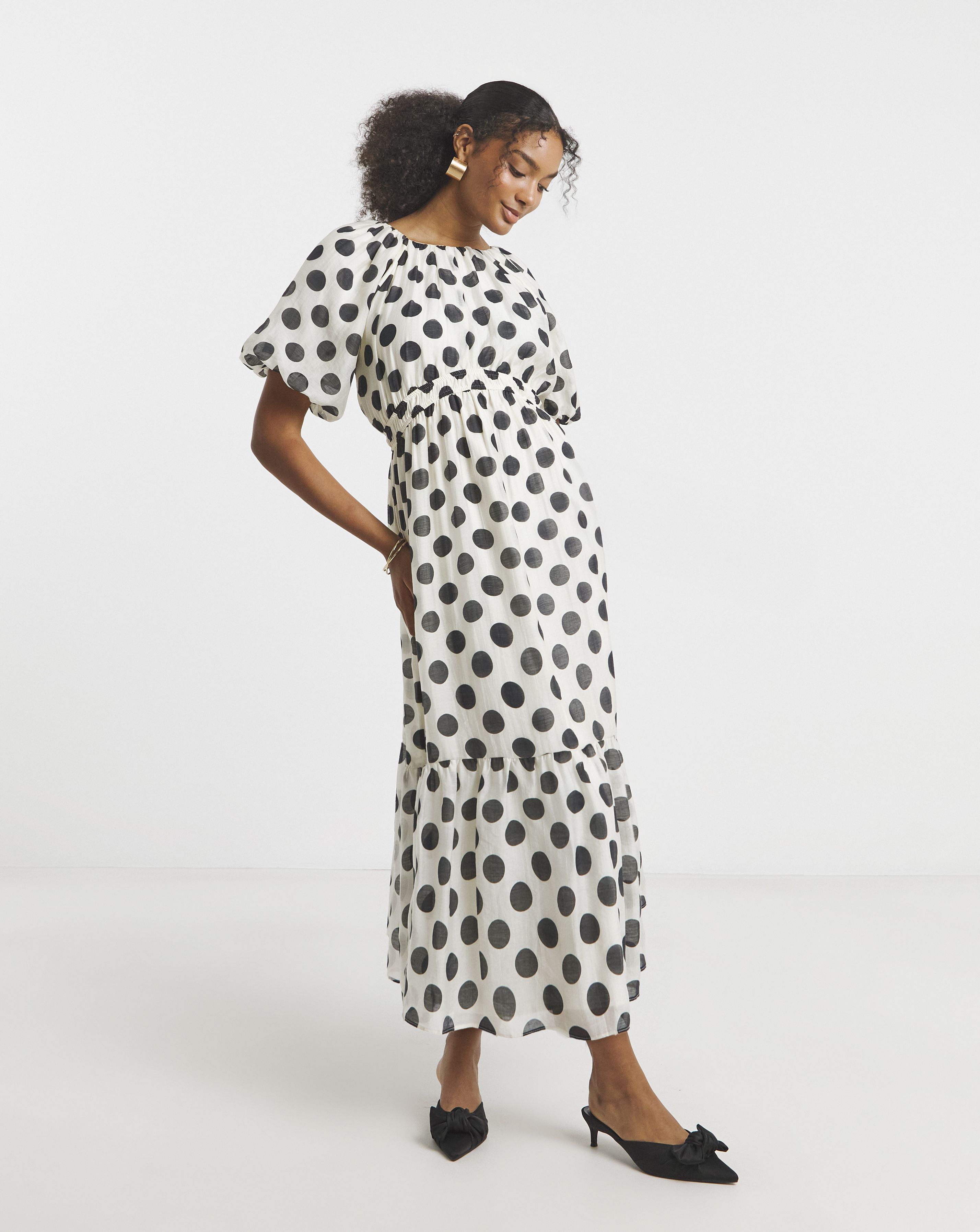 Joanna Hope Puff Sleeve Dress