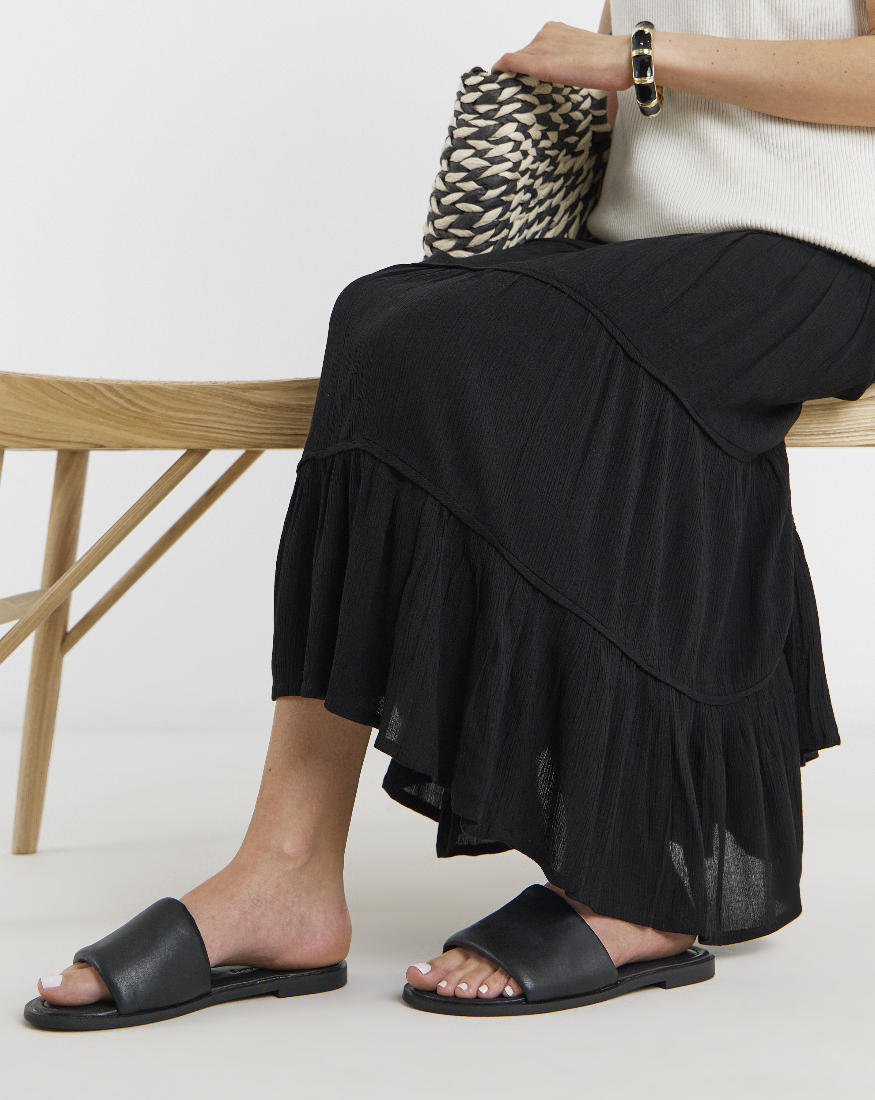 Classic Flat Mules Wide