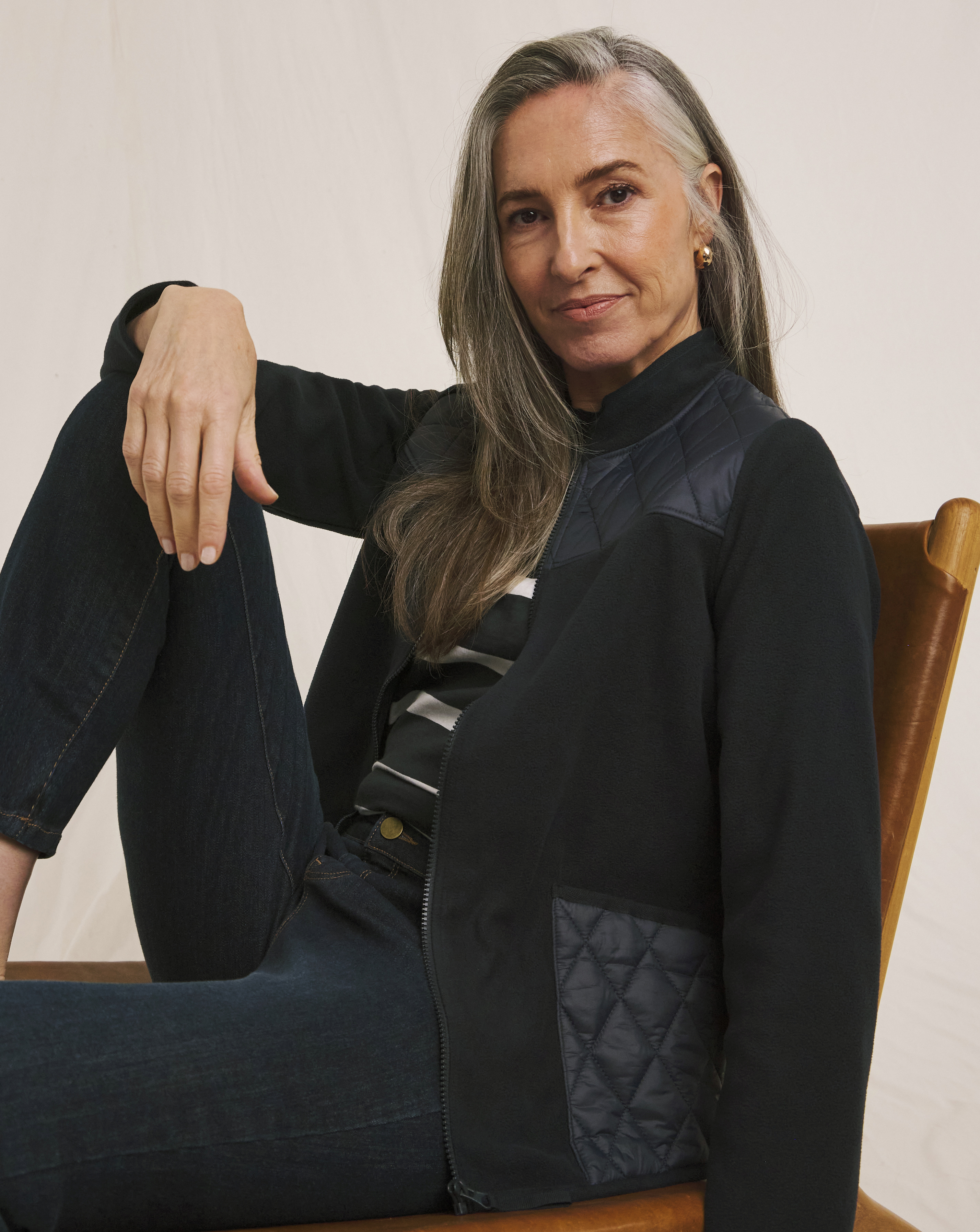 Julipa Zip Up Quilted Fleece