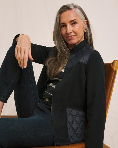 Julipa Zip Up Quilted Fleece