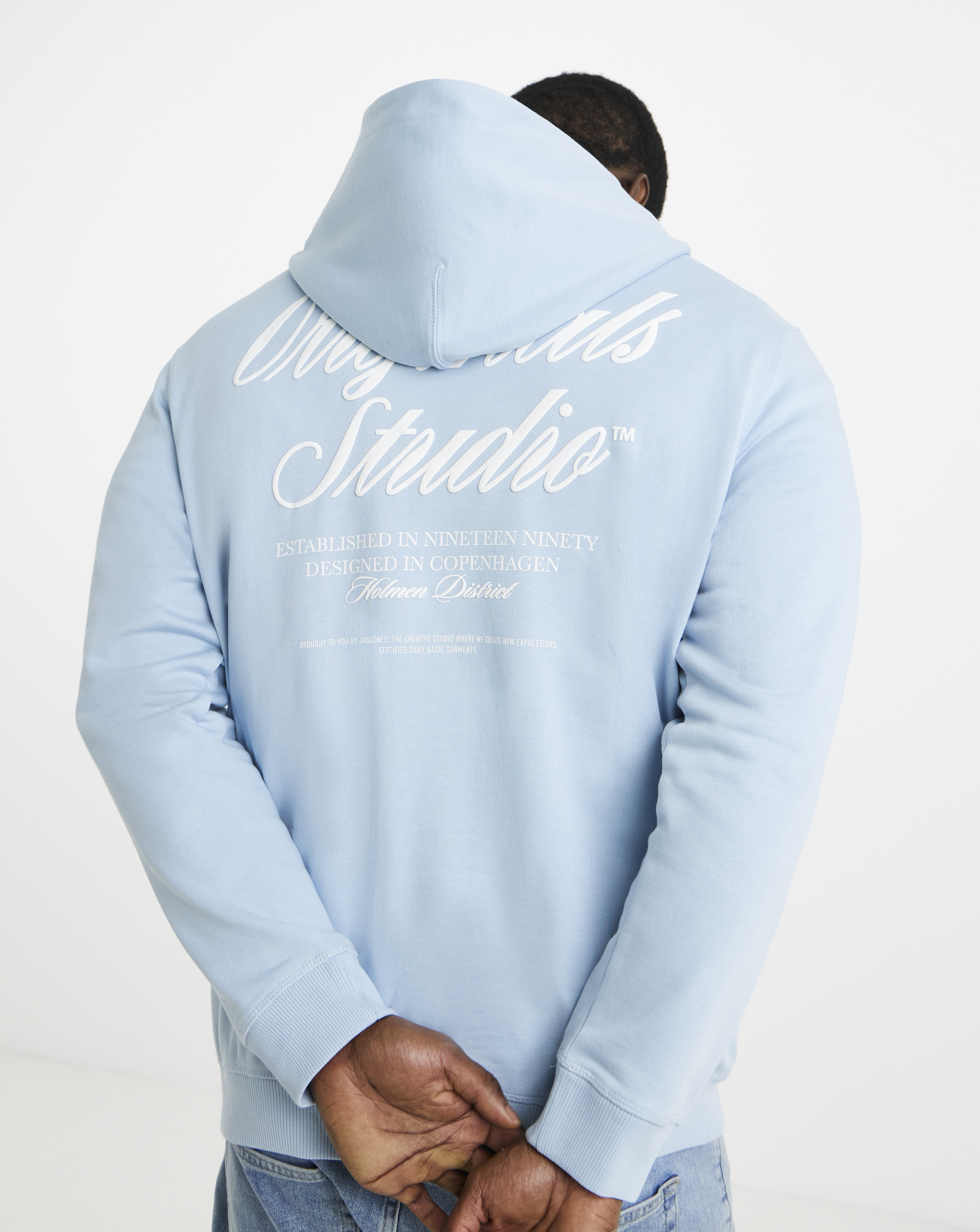 Jack & Jones Blue Norrebro Hoodie - L(47)