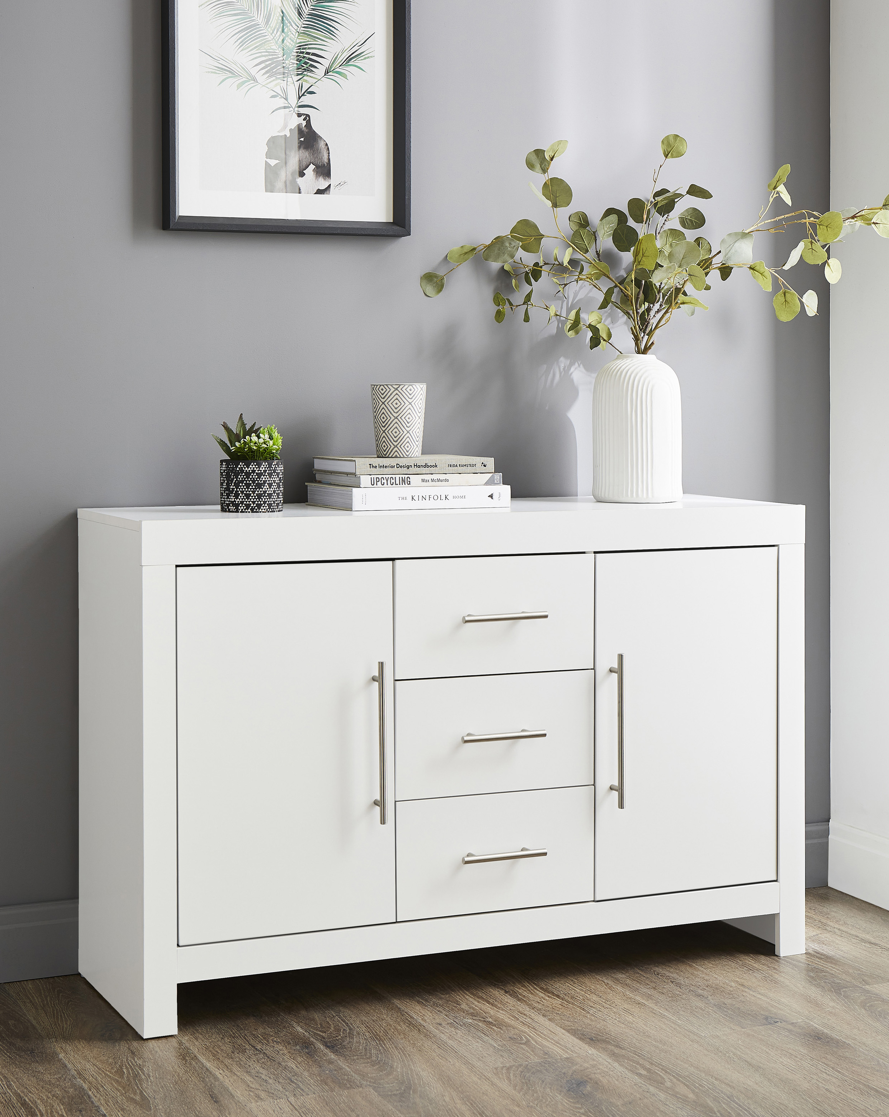 Dakota Large Sideboard - White