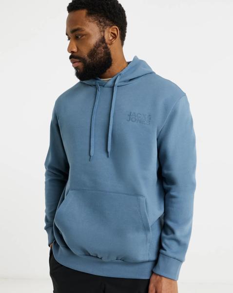 Jack & Jones Corp Logo Hoodie - Blue