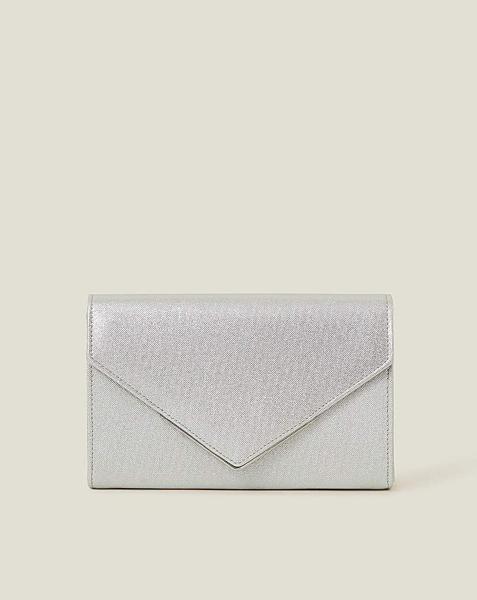 Accessorize Metallic Envelope Clutch Bag