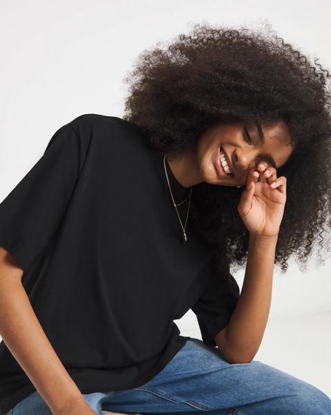 Oversized Slouchy Crew Neck T-Shirt