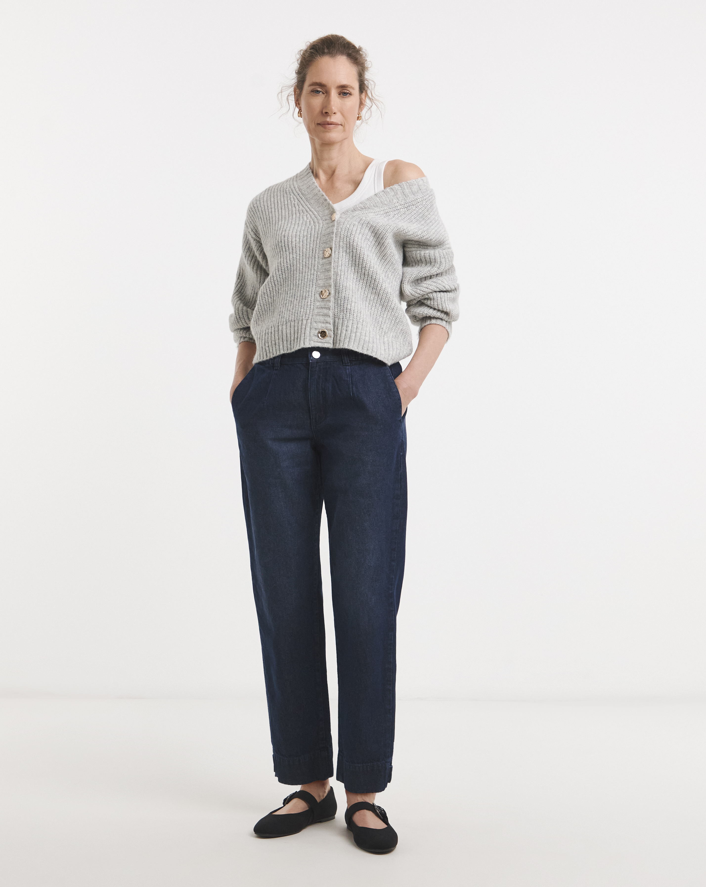 Elasticated Tapered Jean