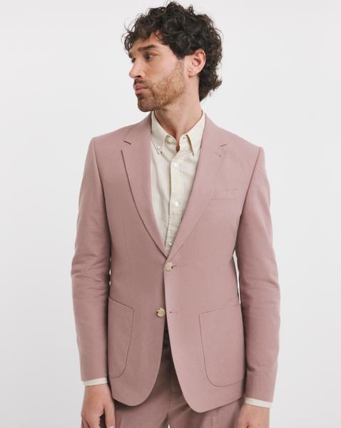 Linen Blend Suit Jacket