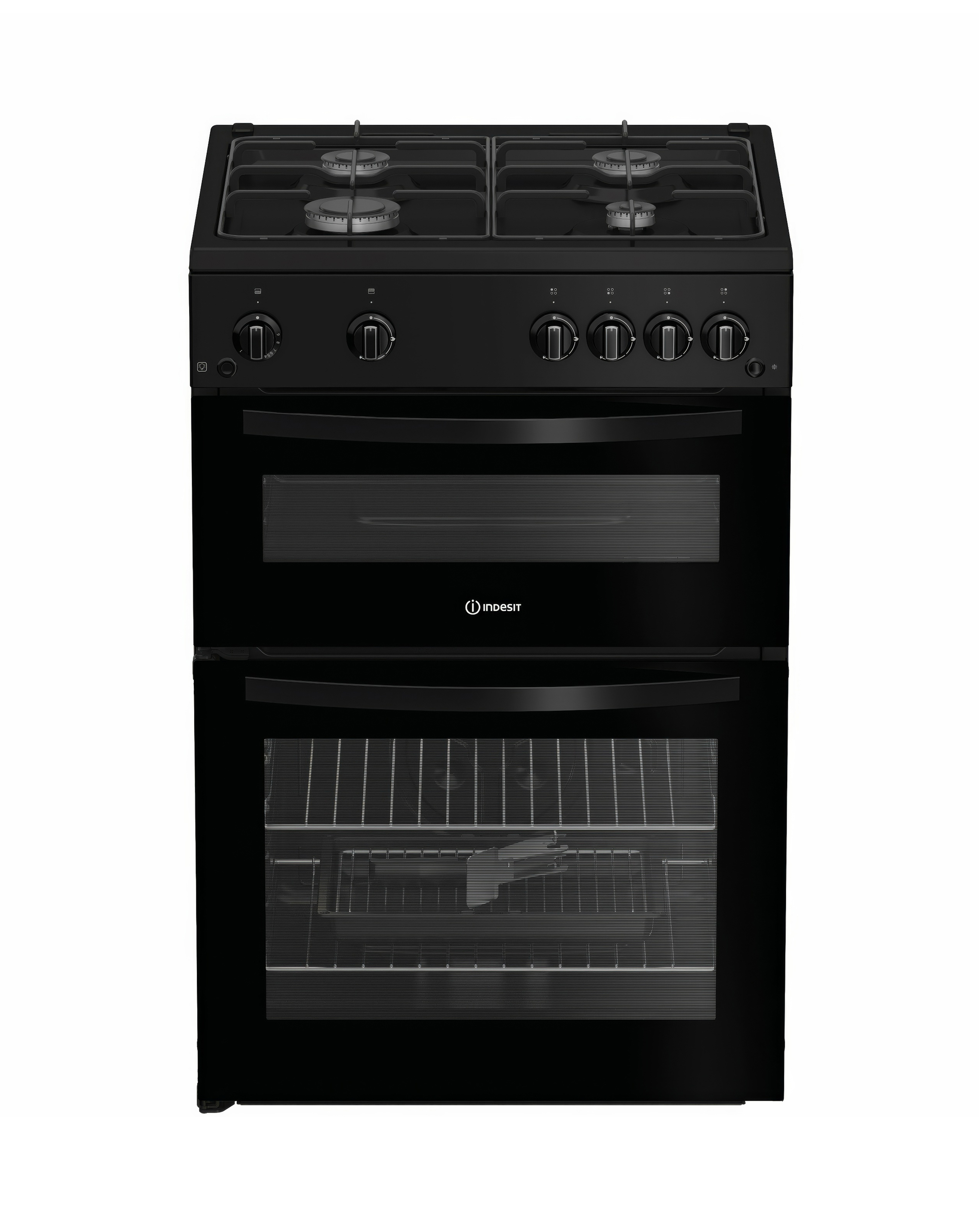 Indesit ITG6GB Gas Cooker Black