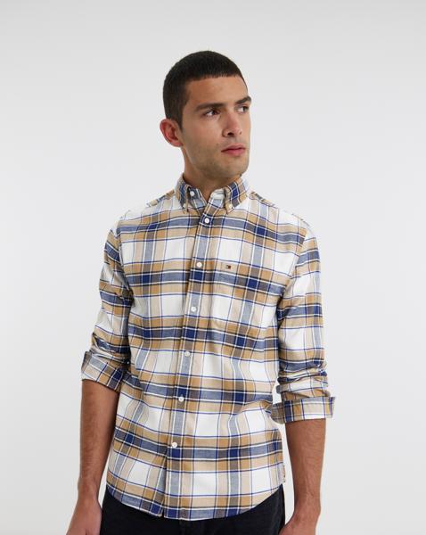 Tommy Hilfiger Tartan Shirt - Beige