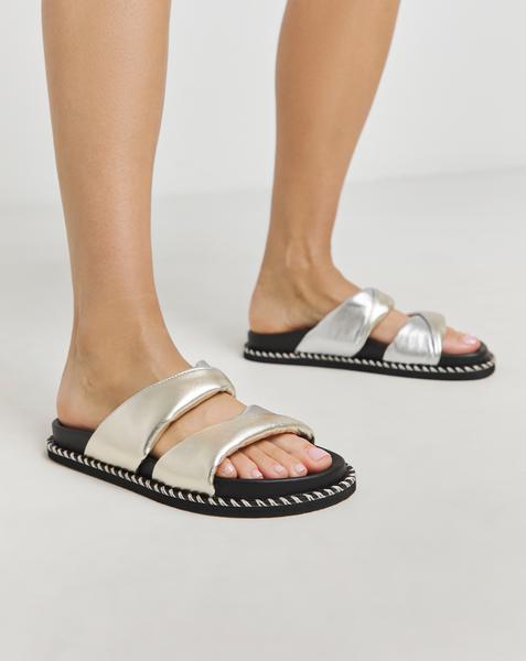 Simply Be Twist Leather Sandal Wide