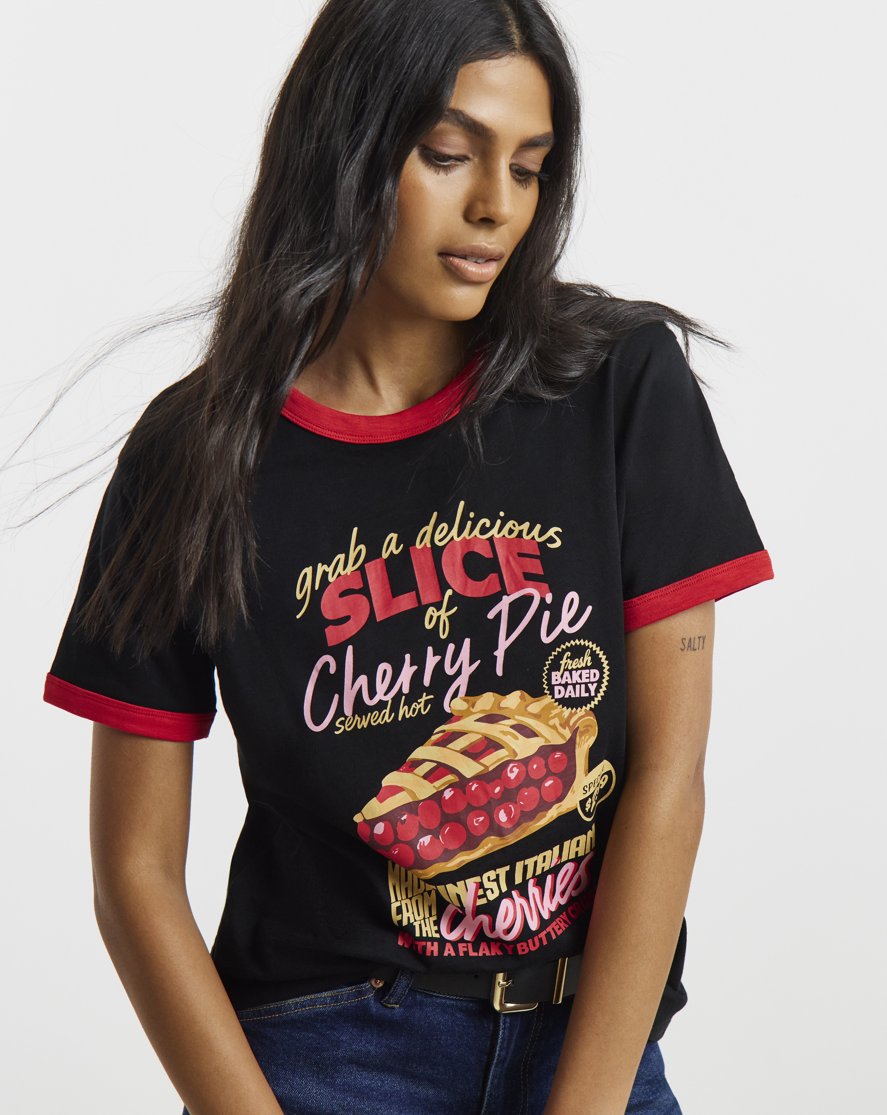 Simply Be Cherry Pie T-Shirt