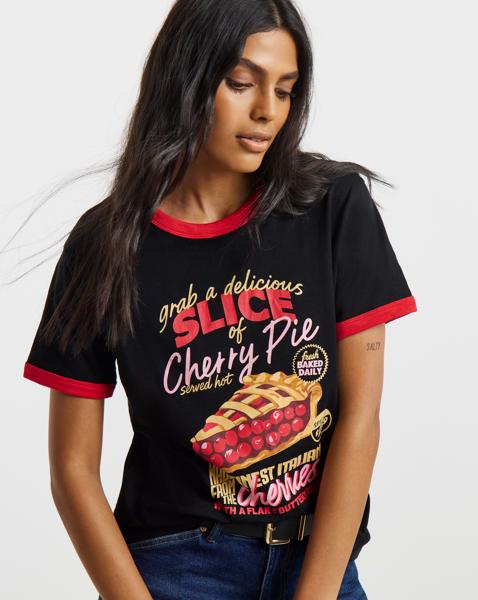 Simply Be Cherry Pie T-Shirt