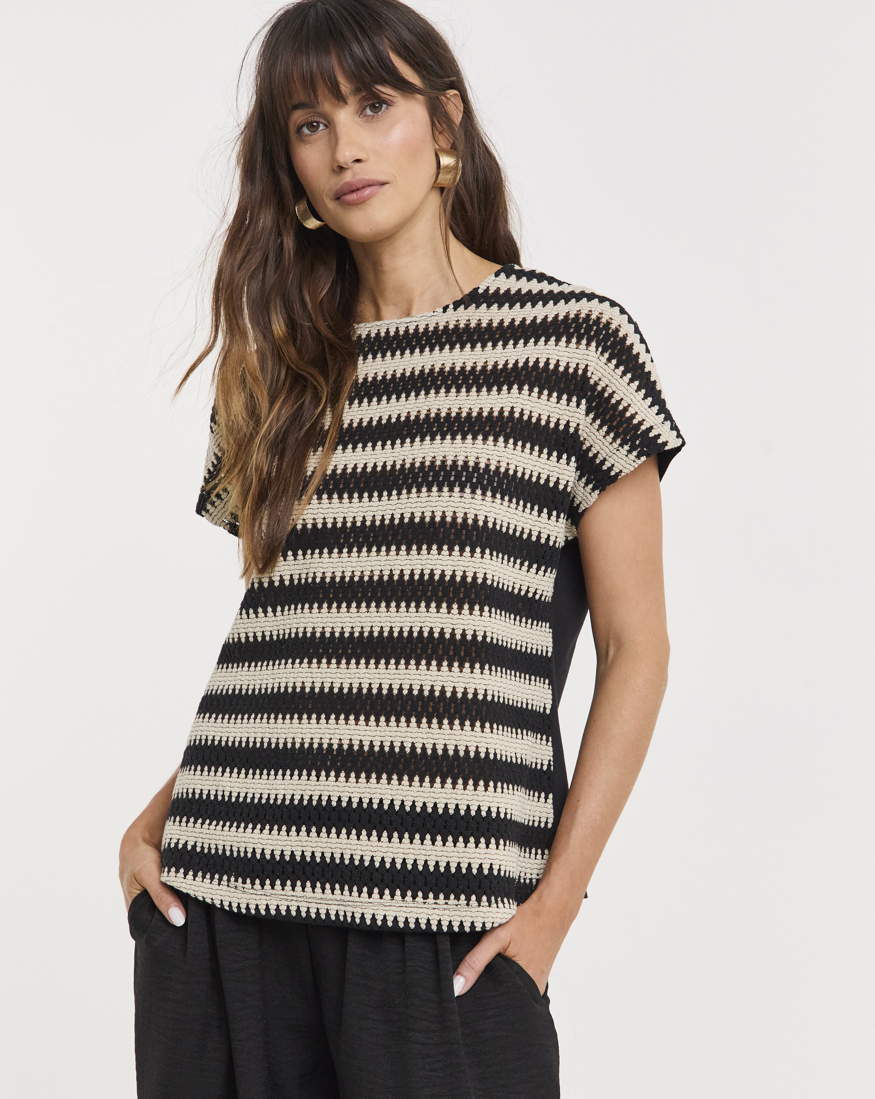 Mono Open Stitch T-Shirt