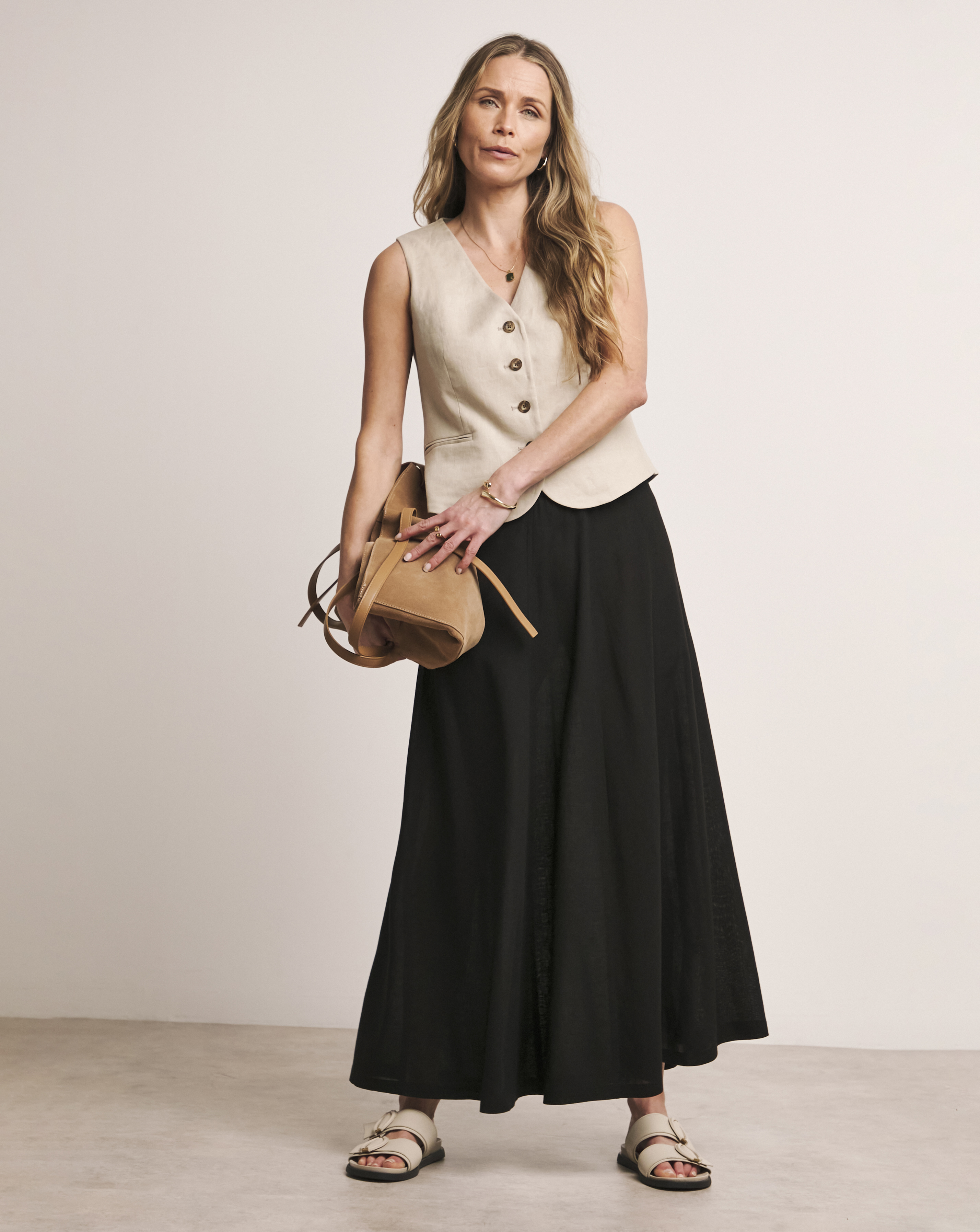 Anthology Linen Waistcoat