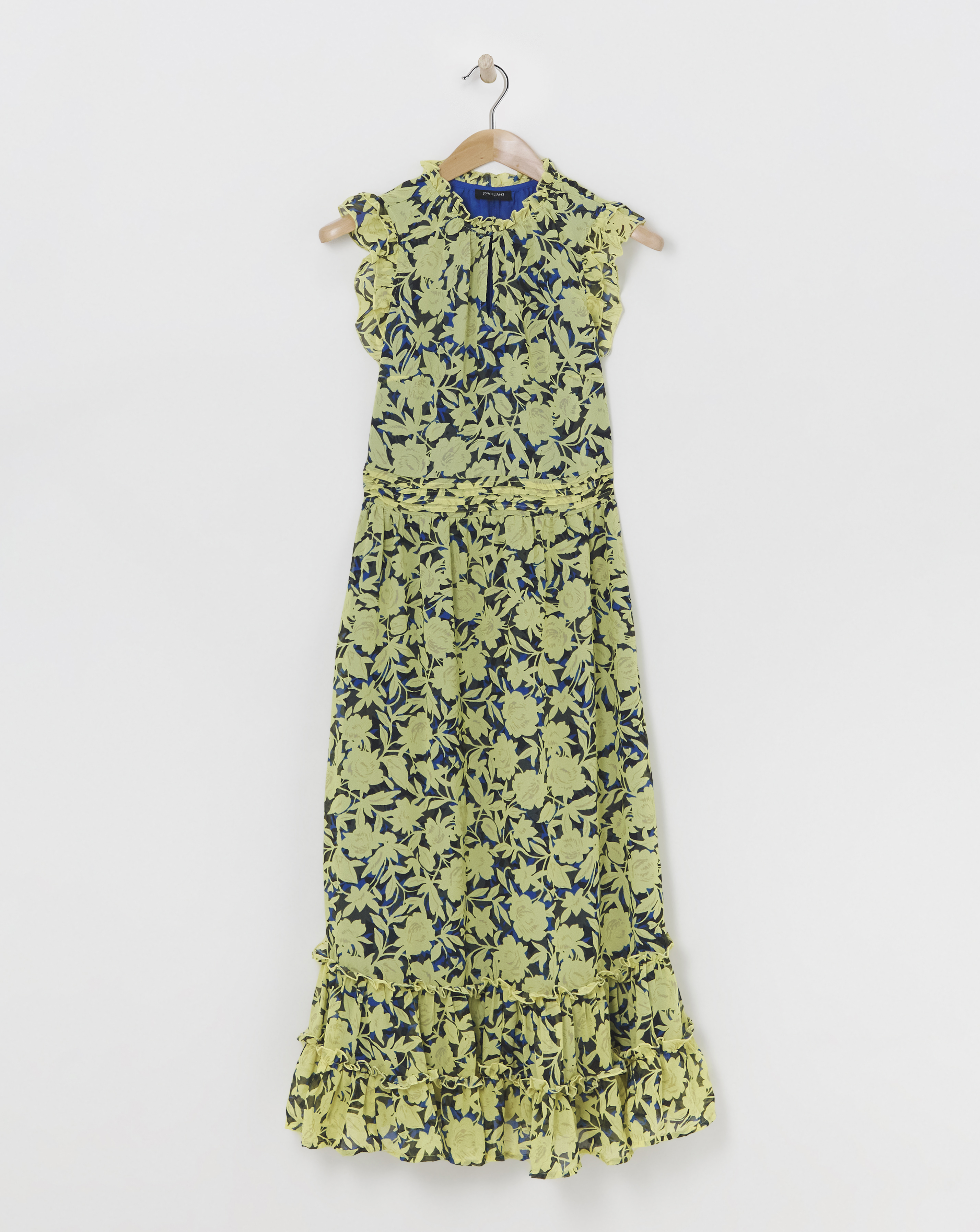Sleeveless V-Neck Maxi Smock Dress