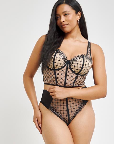 Figleaves Curve Power Embroidery Corset