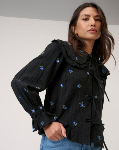 NC Jolie Seersucker Blouse