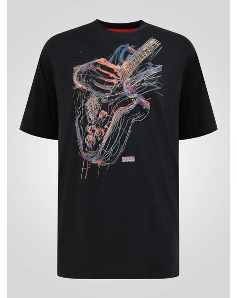 D555 Elliott Guitar Printed T-shirt