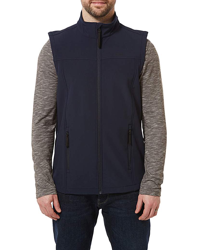 Tog24 Feizor Mens Softshell Gilet Navy - Tog 24 - Size2XL48/50