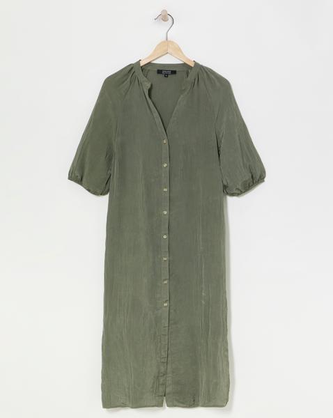 Textured Fabric Kaftan Dress