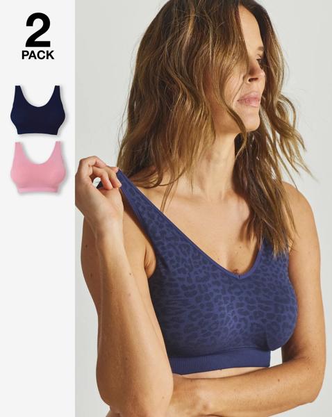2 Pack Padded Comfort Tops