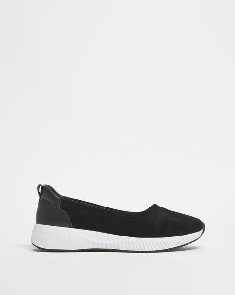 Leather Sporty Ballerina E Fit