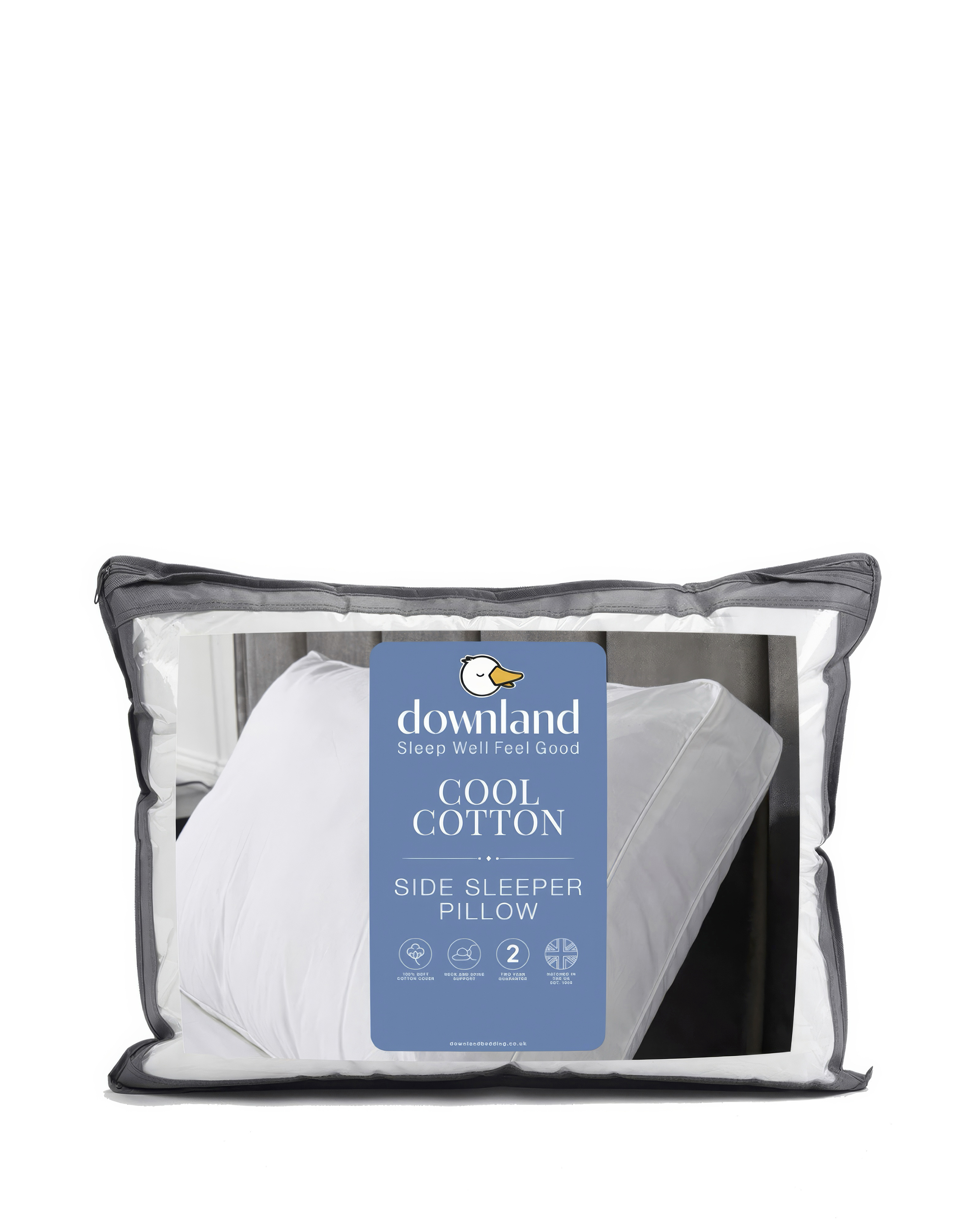 Downland Cool Cotton Side Sleeper Pillow