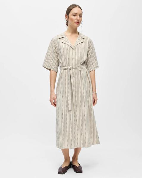 OBJECT SHIRT MIDI DRESS