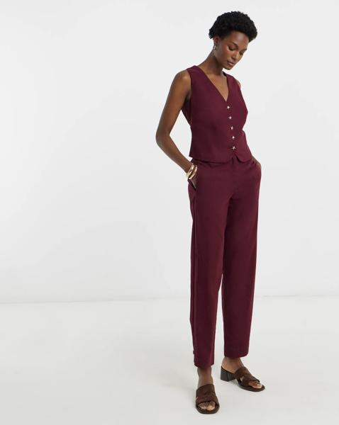 Linen Peg Trouser