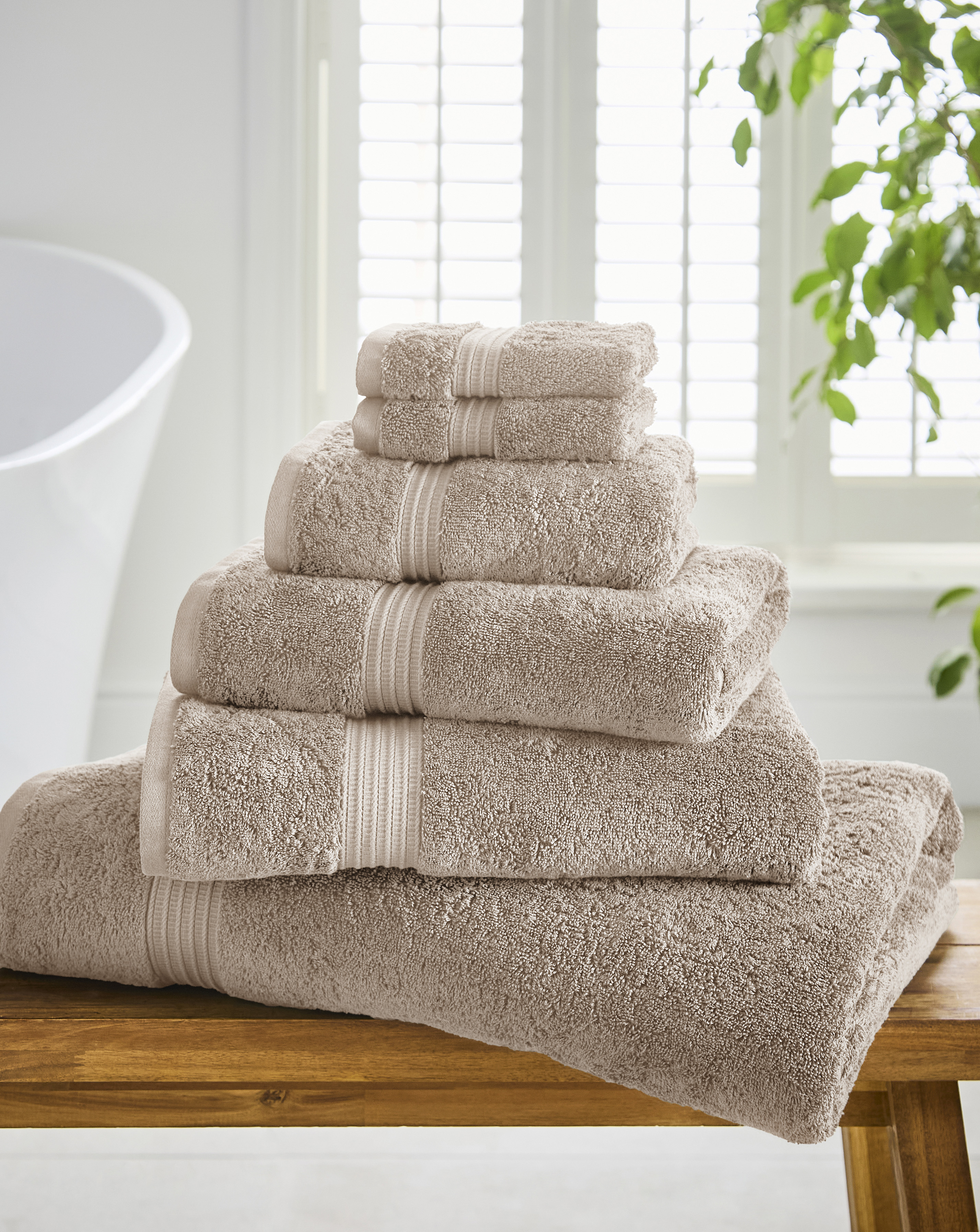Egyptian Cotton 600GSM Towel - Mushroom