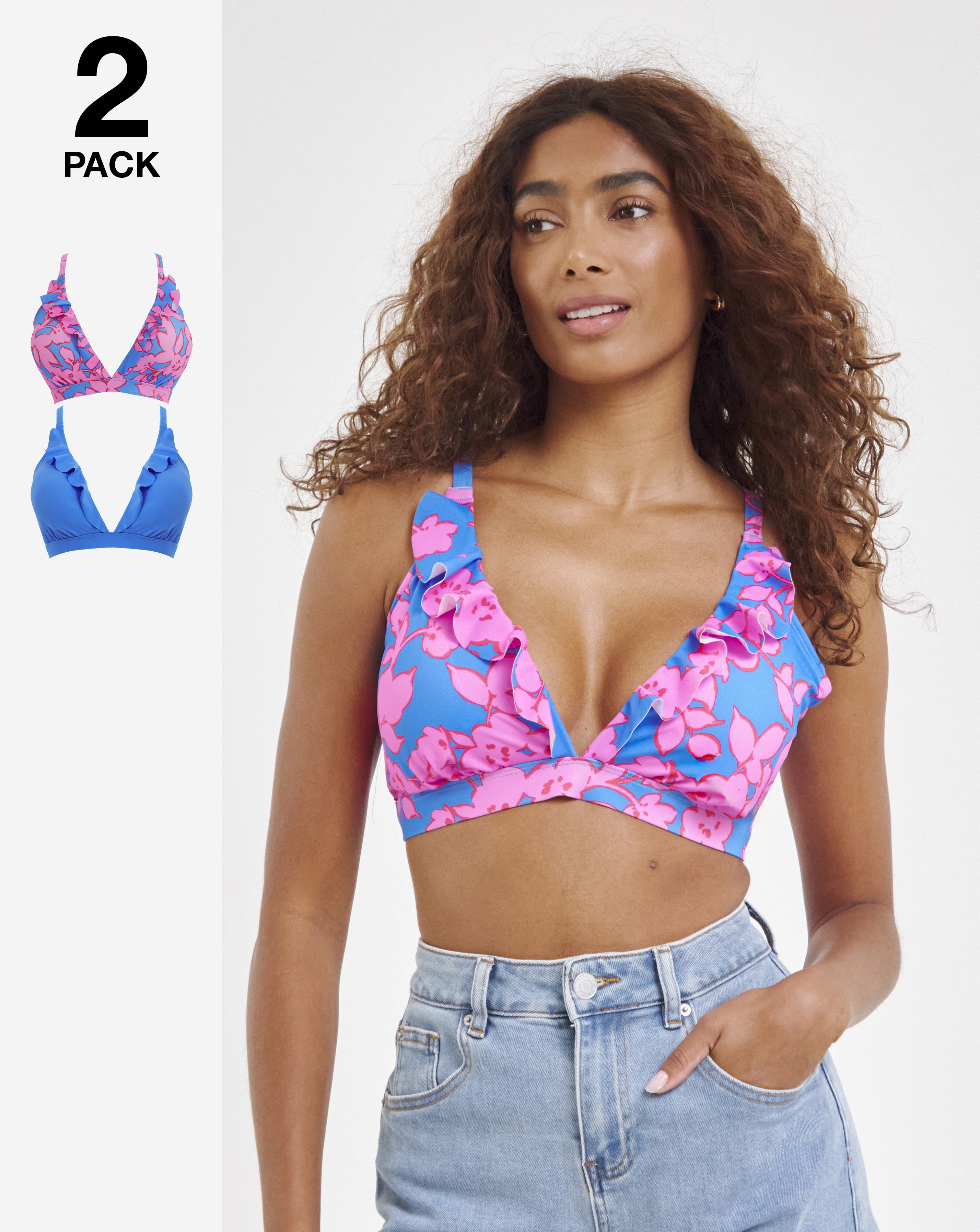 Value 2 Pack Bikini Tops