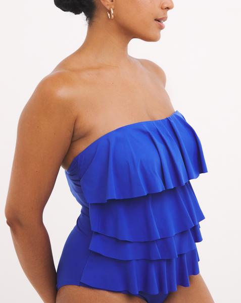 Magisculpt Bandeau Ruffle Swimsuit