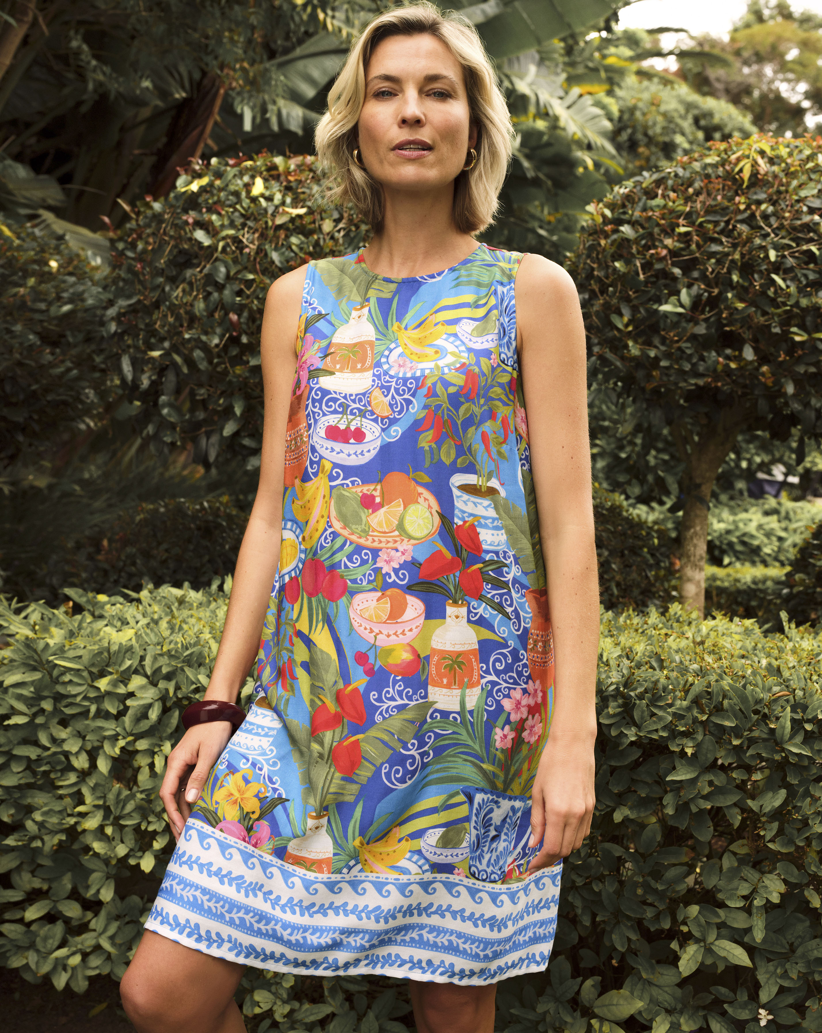Sleeveless Shift Dress