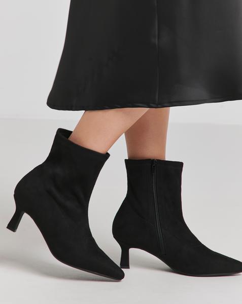 Kitten Heel Sock Boot EEE Fit
