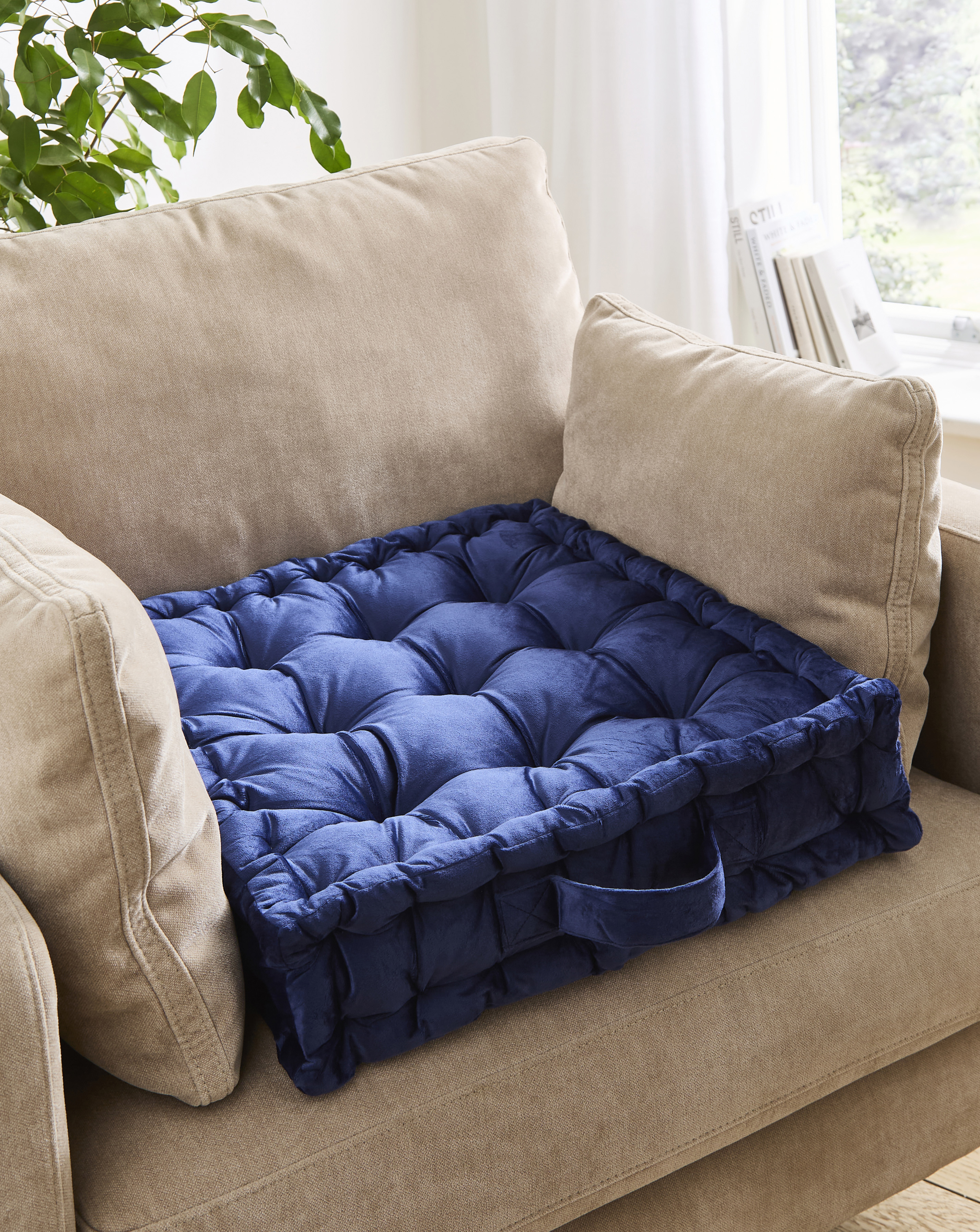 Velvet Padded Seat Cushion