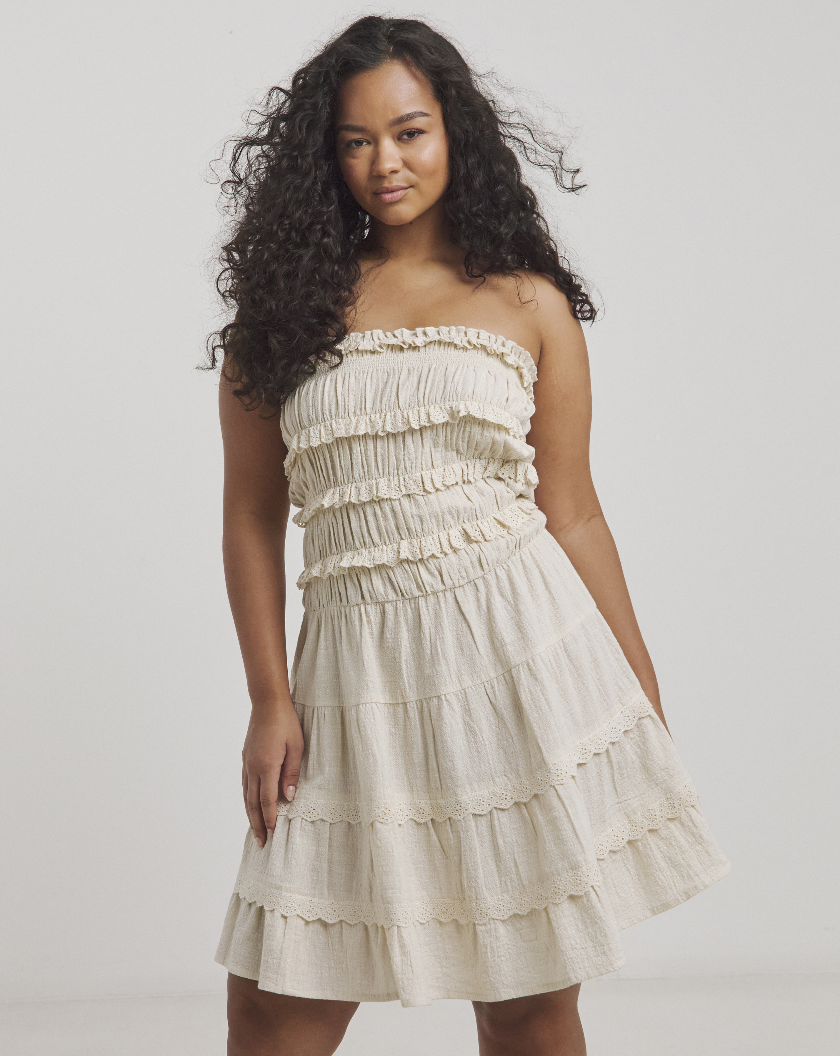 Beach to Broderie Mini Dress