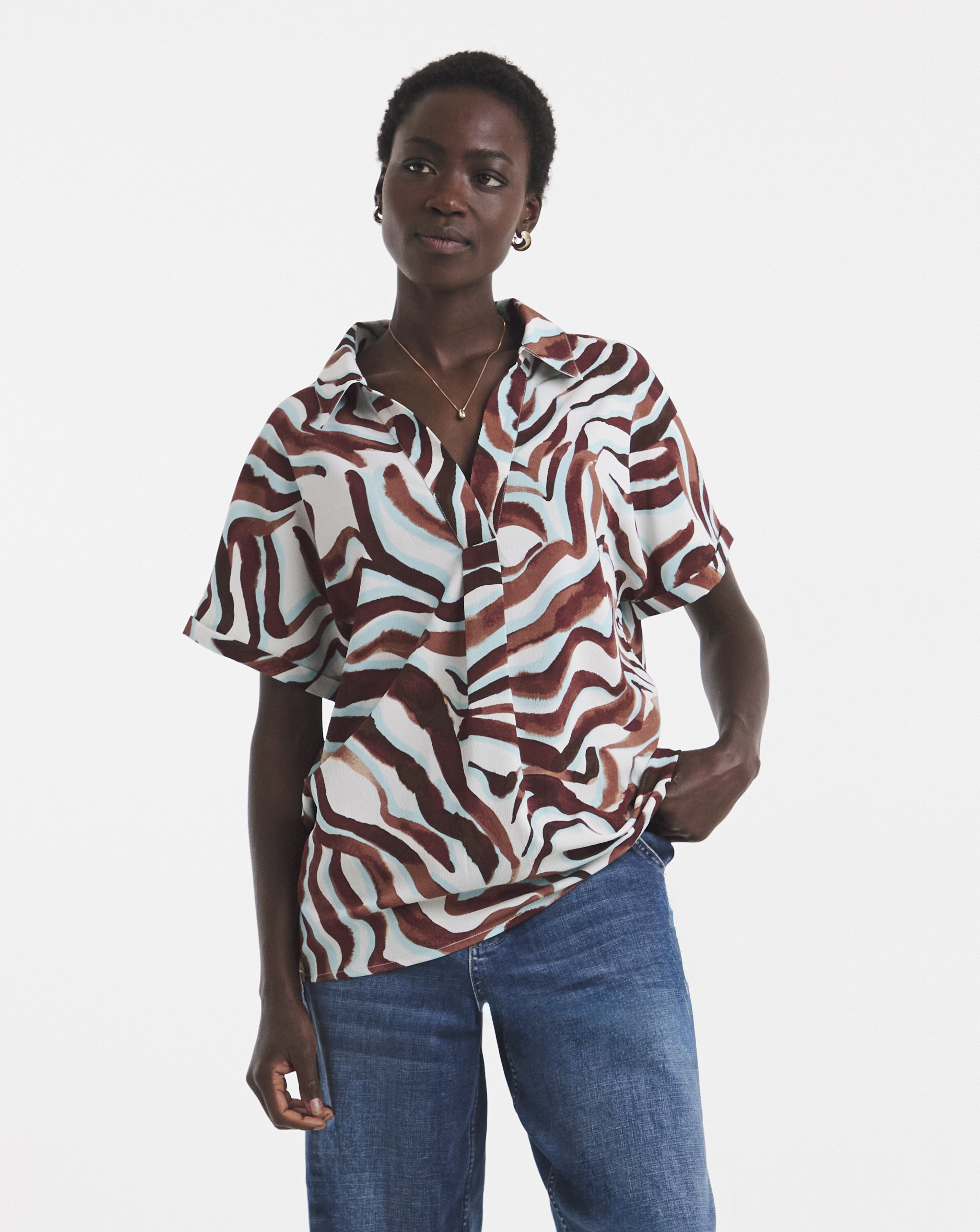 Collar Detail Tunic