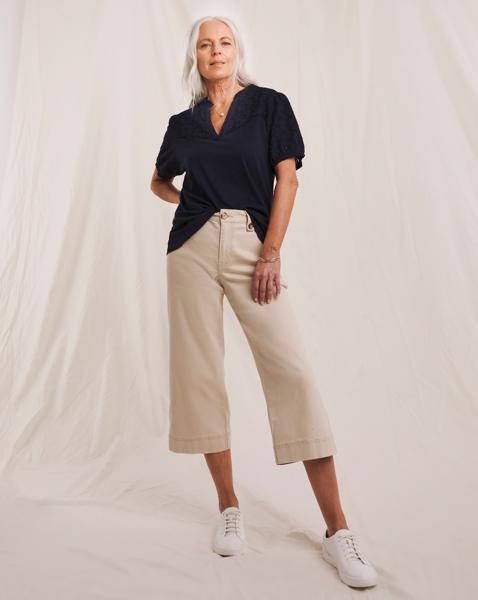 Julipa Cropped Stretch Culotte