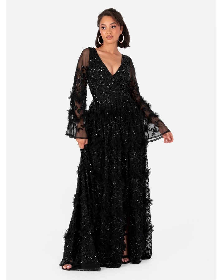 fashion world occasion dresses 1829-Morning-Evening-Dresses-World-of-Fashion-May  PICRYL