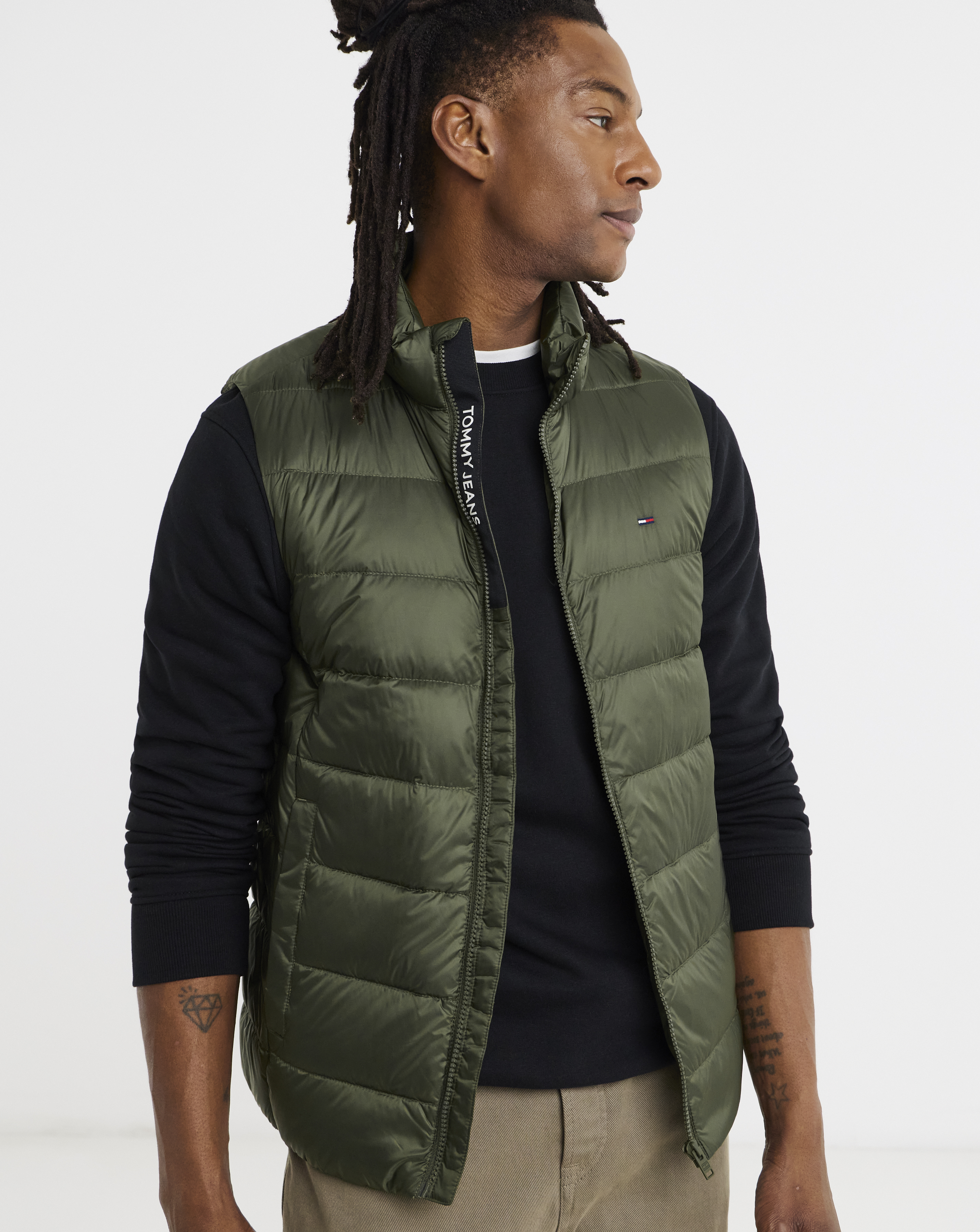 Tommy Jeans Gilet - Dark Green