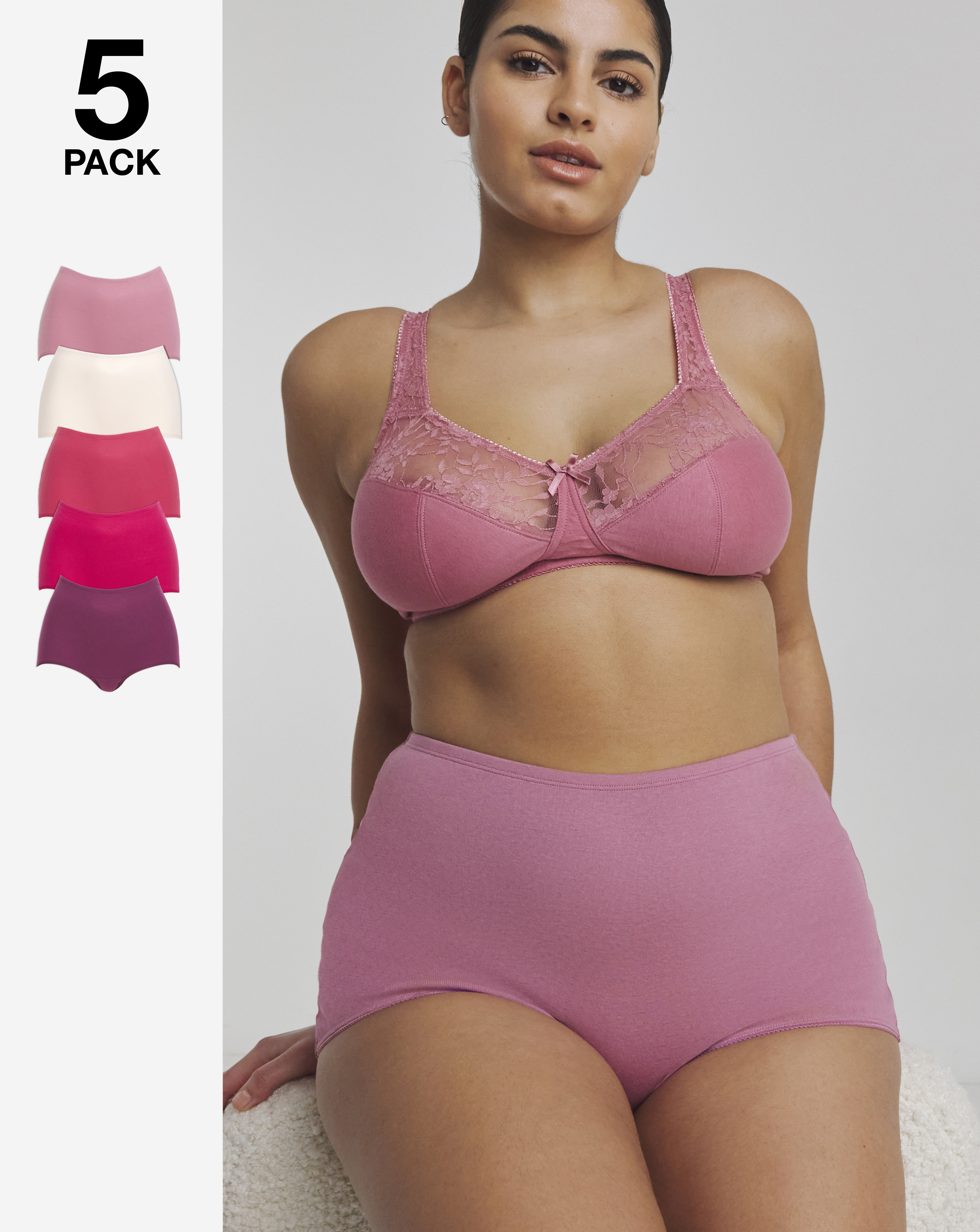 Pretty Secrets 5 Pack Comfort Shorts