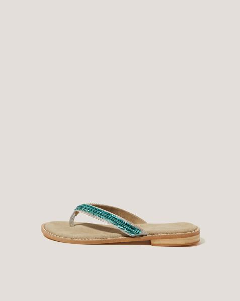 Monsoon Sia Beaded Leather Sandals