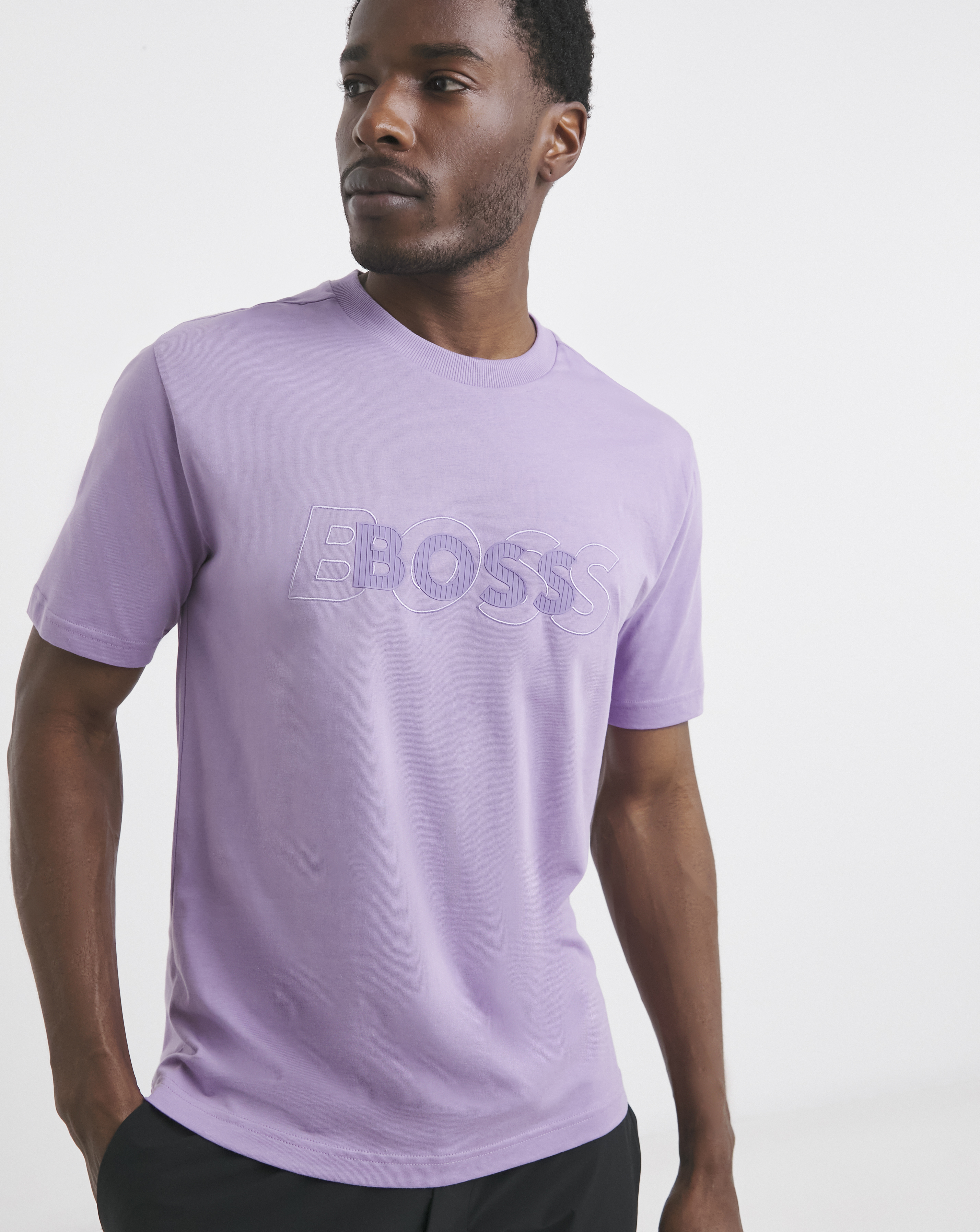 BOSS Drop Needle Logo T-Shirt