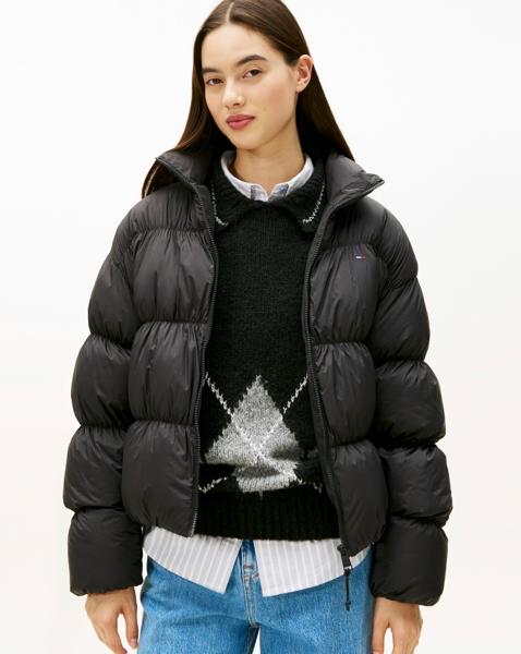 Tommy Jeans Rouched Puffer Down Jacket
