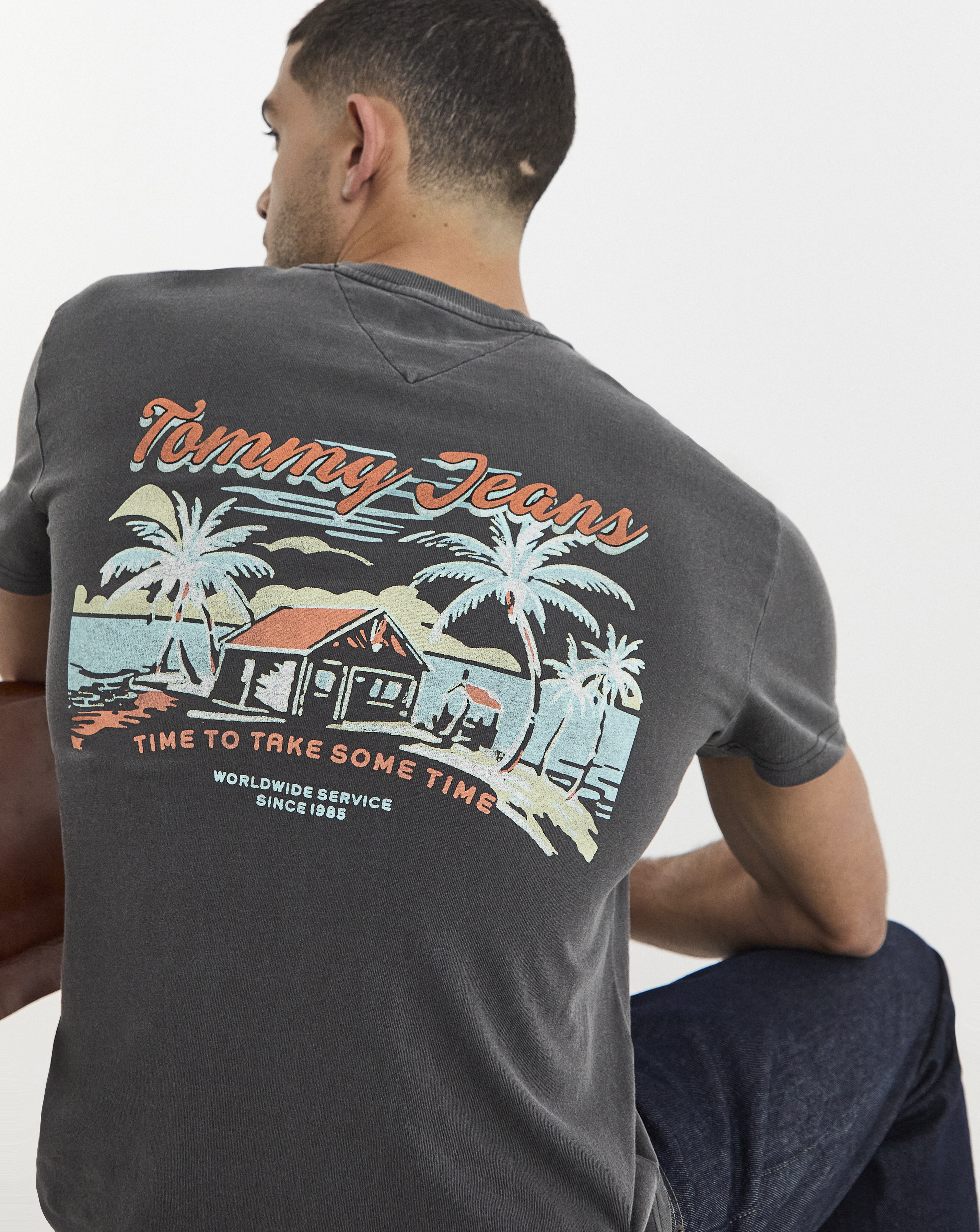 Tommy Jeans Cabana Back Print T-Shirt