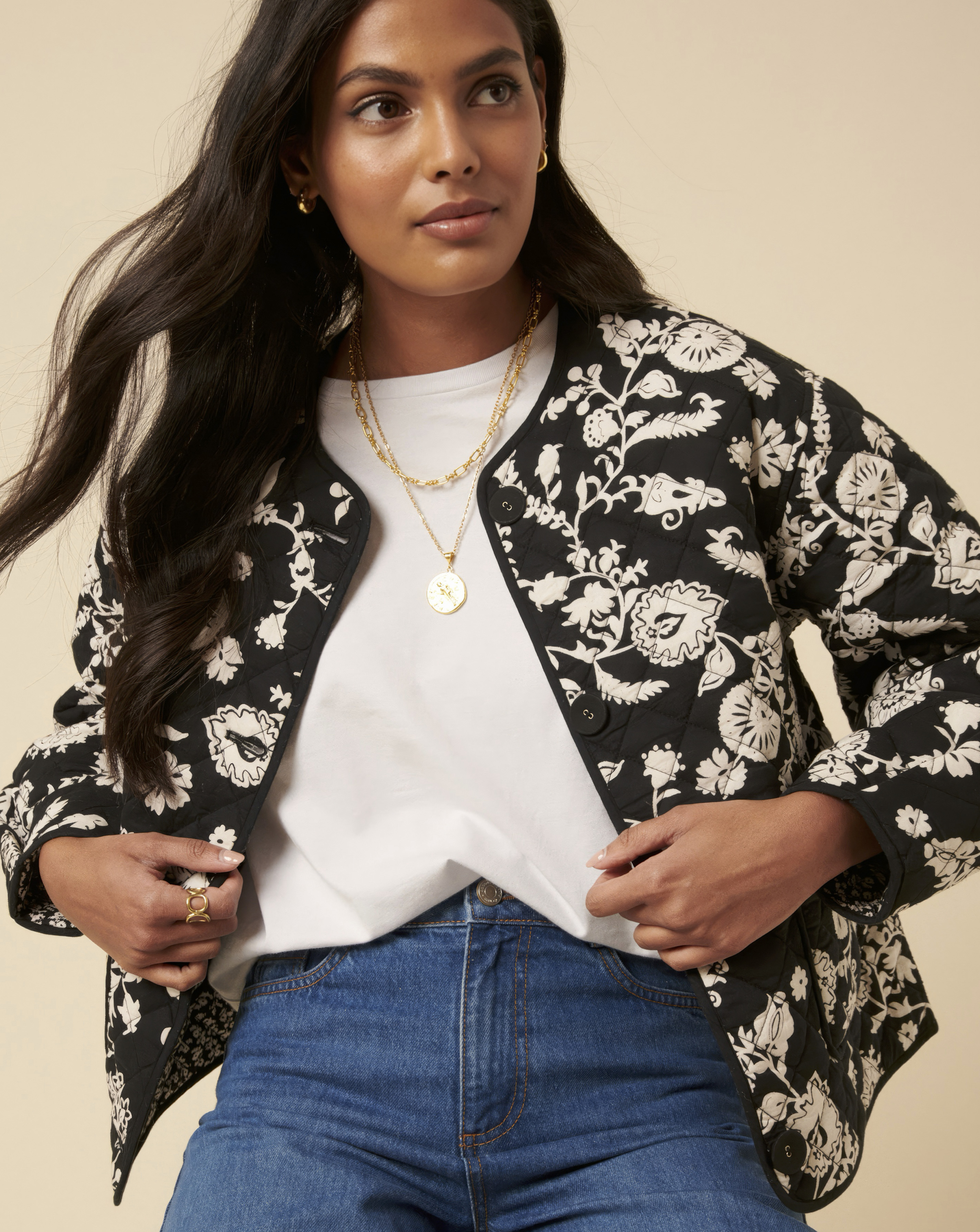 Nobody's Child Mono Quilted Jacket