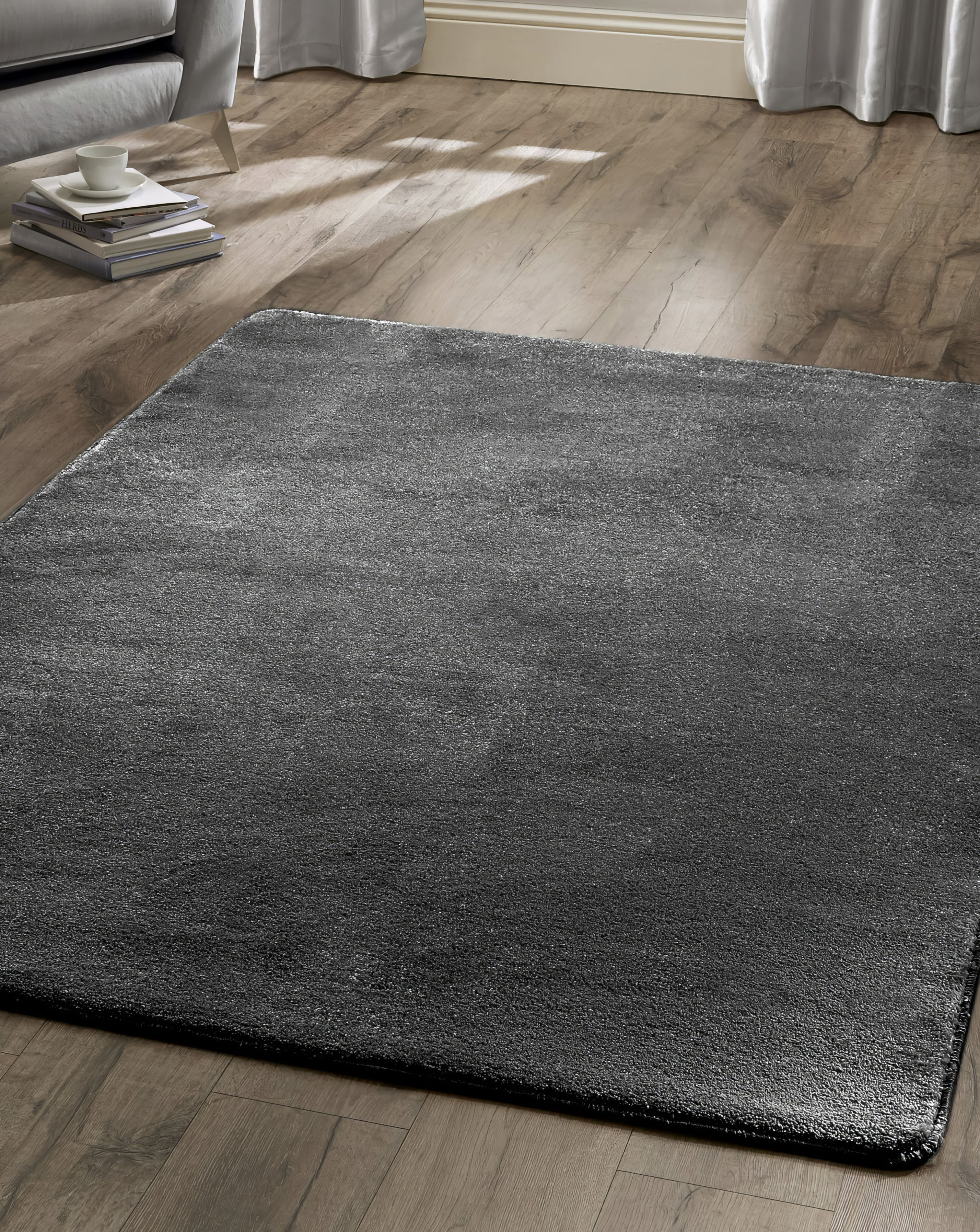 Homemaker Relay Rug - Charcoal - 140x200 - 100% Mixed Fibres