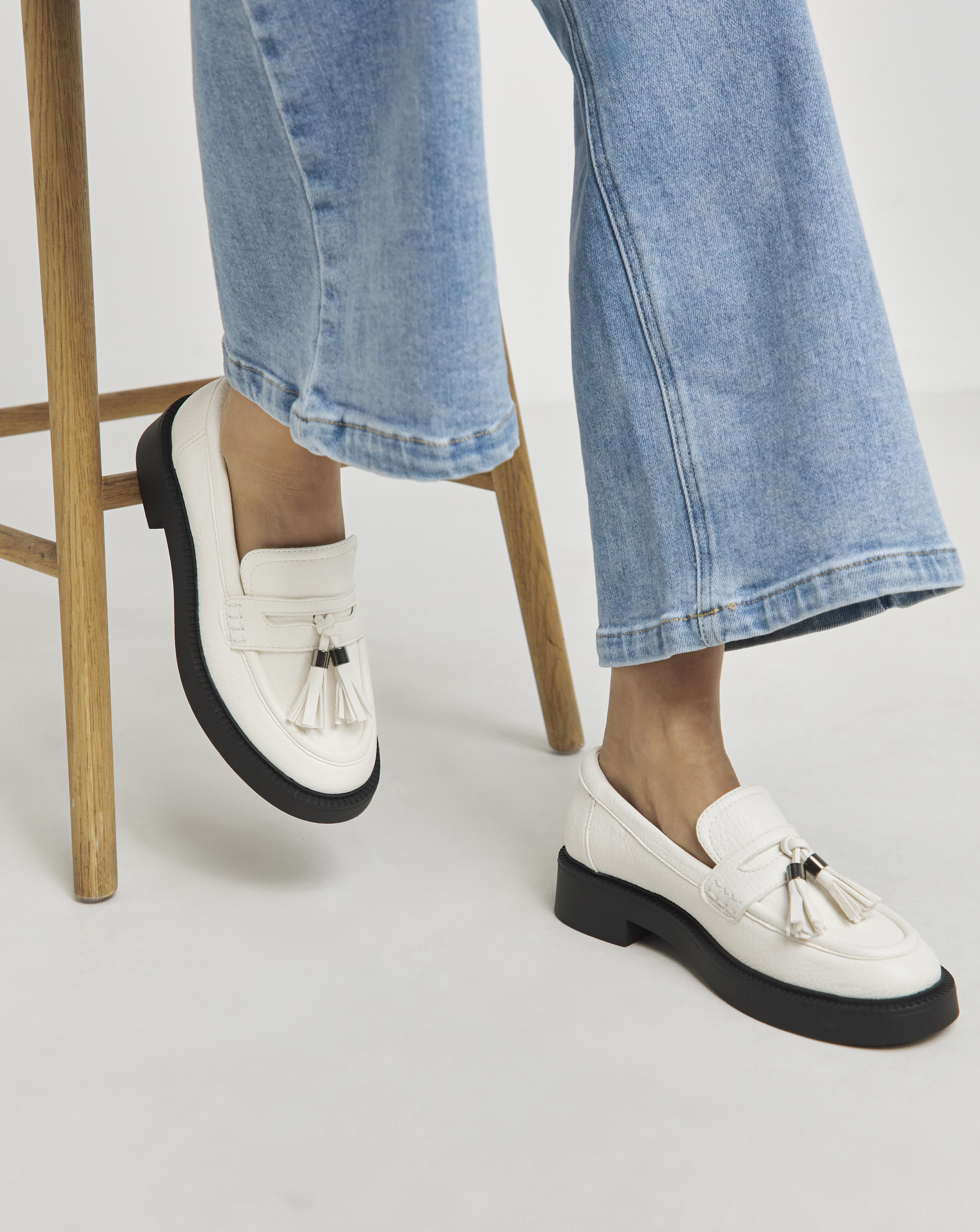 Tassel Chunky Loafer Wide