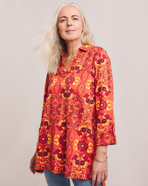 Julipa Pure Cotton Jersey Shirt Tunic