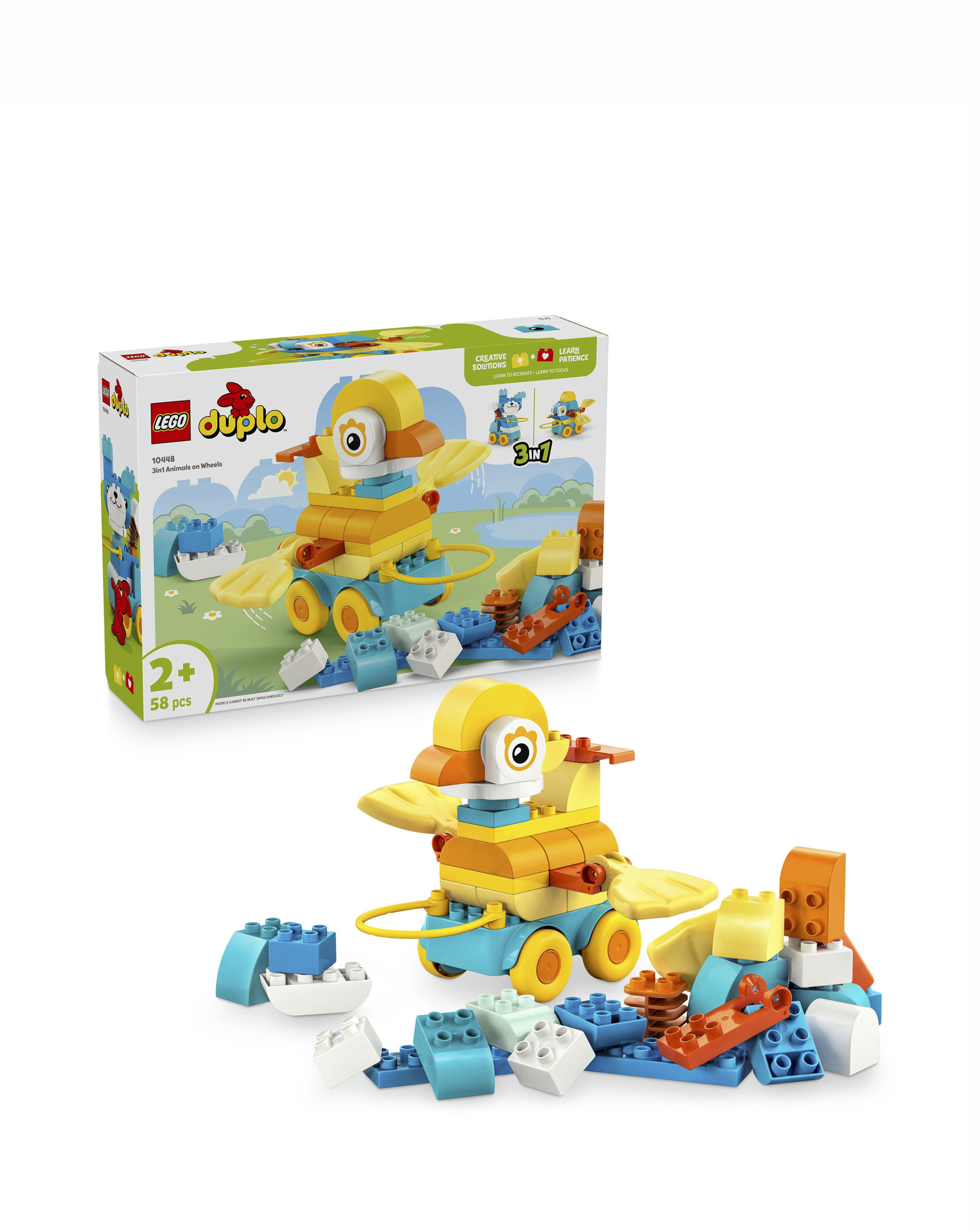 Lego Duplo Town 3In1 Animals On Wheels